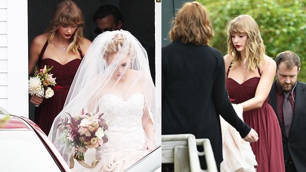 Taylor Swift hóa phù dâu xinh đẹp lọt Top khoảnh khắc ấn tượng của sao tuần qua