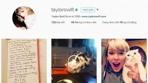 Taylor Swift được theo dõi nhiều nhất trên Instagram