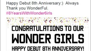 Wonder Girls kỷ niệm 8 năm hoạt động dù gần như đã tan rã