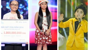 3 ca sĩ nhí hot nhất trên sóng truyền hình Việt 2014