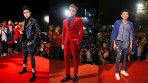Sơn Tùng, Noo Phước Thịnh, Chí Thiện cập nhât xu hướng thời trang trên thảm đỏ VTV Awards