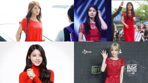 Loạt idol nữ Kpop cùng diện váy đỏ kiêu sa: Ai hơn ai kém?