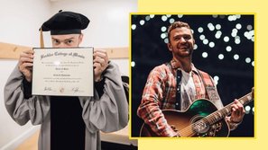 Cả đời đi hát, Justin Timberlake cũng không ngờ có ngày anh trở thành... tiến sĩ
