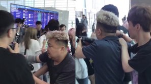 Mạng xã hội dậy sóng với thông tin phóng viên hành xử thô lỗ với quản lý nữ của Taeyeon tại sân bay