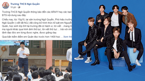 Thành lập fanpage chửi rủa BTS, một học sinh Việt Nam bị nhà trường đình chỉ học