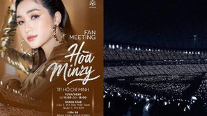 Vừa tái xuất, Hòa Minzy đã bị tố 'mượn trắng trợn' hình ảnh concert EXO làm poster fanmeeting
