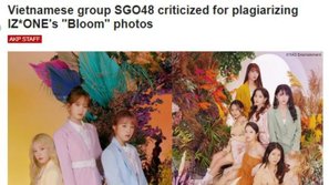 Trang tin KPOP quốc tế đưa tin: Knet gọi girlgroup đông nhất Việt Nam là ‘hàng nhái rẻ tiền’ vì đạo concept ảnh chụp ‘Bloom’ của IZ*ONE