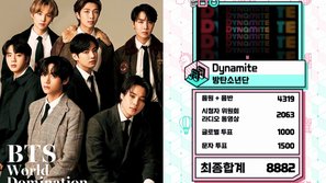 'Dynamite' của BTS là ca khúc tiếng Anh đầu tiên trong lịch sử giành cúp No.1 tại show âm nhạc Hàn Quốc