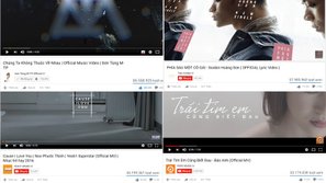 10 MV Vpop có lượng xem khủng nhất trên Youtube năm 2016