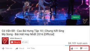 Không phục chiến thắng của Cao Bá Hưng, cư dân mạng đua nhau dislike video trên Youtube