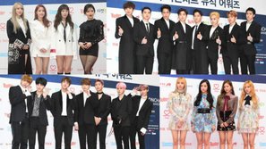 "Né" trời mưa, BTC Gaon Chart K-pop Awards cho dàn thần tượng KPOP đi thảm đỏ... trong nhà