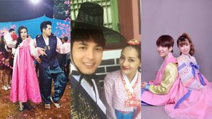 Ngắm các cặp đôi Vpop hạnh phúc trong trang phục Hanbok