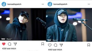 Sơn Tùng xuất hiện trên Instagram của Dispatch Hàn Quốc 