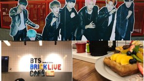 BTS hào hứng ghé thăm quán cafe của chính họ tại Thái Lan