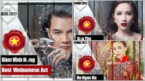 Loạt sao Việt tiếp tục lọt đề cử Nghệ sĩ Việt xuất sắc nhất tại BAMA 2017 