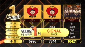 Inkigayo 4/6: TWICE giành chiến thắng thứ 9 với hit "Signal"