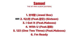 Kim Samuel tung tracklist khởi động cho album debut solo