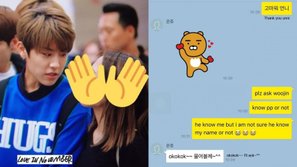 Cộng đồng Wannable dậy sóng trước hàng loạt tin nhắn thân thiết giữa sasaeng của Park Woojin và quản lý của Wanna One