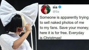 Không đợi paparazzi ra tay, Sia tự tung ảnh nude 'nóng bỏng mắt' trên mạng xã hội