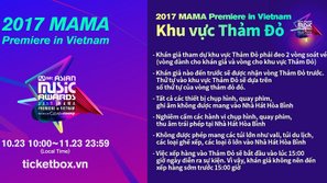 Buồn cho fan Việt khi tham dự MAMA 2017: BTC nghiêm cấm tuyệt đối các thiết bị quay phim, chụp hình