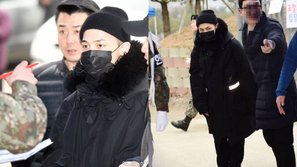Lộ diện những hình ảnh đầu tiên của G-Dragon trong ngày đặt chân đến trại huấn luyện quân sự tỉnh Gangwon
