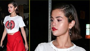 Diện chiếc váy xẻ tà cao khá táo bạo, Selena Gomez suýt nữa gặp phải sự cố 'lộ hàng'
