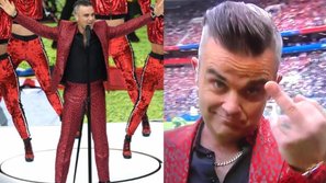 Robbie Williams bị mafia Nga truy lùng sau vụ giơ 'ngón tay thối' tại lễ khai mạc World Cup