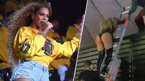 Thót tim cảnh Beyoncé hoảng sợ 'cầu cứu' đội cứu hộ khi đang bị mắc kẹt lơ lửng trên cao
