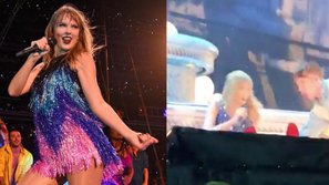 Taylor Swift ngã 'sấp mặt' trong ngày hội 'chị em bạn dì' đội mưa tới xem Reputation Tour