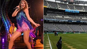Sân vận động tỷ đô phục vụ World Cup 2026 hóa thành 'ruộng cày' sau đêm diễn cháy vé của Taylor Swift