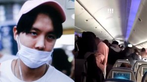 Video sốc: Staff của Big Hit quay lại cảnh sasaeng fan bám đuôi BTS trên chuyến bay