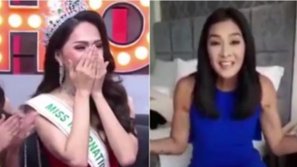 Quay clip chúc mừng Hương Giang trên sóng truyền hình Thái, ‘Chị đại’ Lukkade đang mở đường để Tân Hoa hậu tiến vào showbiz Thái Lan?