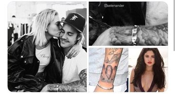 Bị CĐM nghi ngờ xăm tên tình cũ Selena lên cổ vợ Justin Bieber lên tiếng  chữa cháy xăm lại chữ này dằn mặt nhẹ