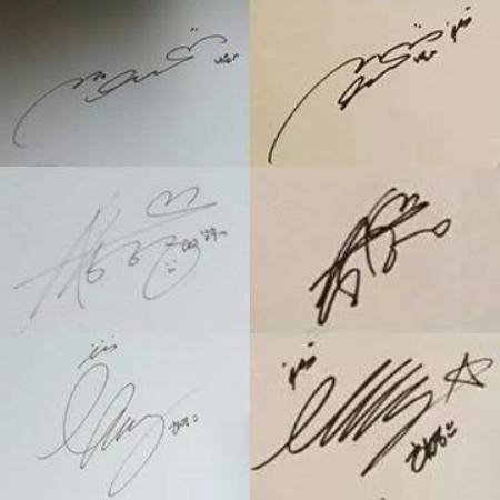 Chữ ký sao Hàn: Chữ ký sao Hàn chính là đồ chơi khó tìm kiếm cho các fan hâm mộ K-pop. Những bức ảnh chứa chữ ký của các ngôi sao như IU, Big Bang hay BTS sẽ khiến bạn phát cuồng. Hãy xem hình ảnh để tìm món đồ chơi yêu thích của bạn.