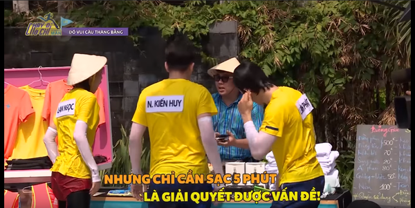 quảng cáo trắng trợn trong Running Man Vietnam