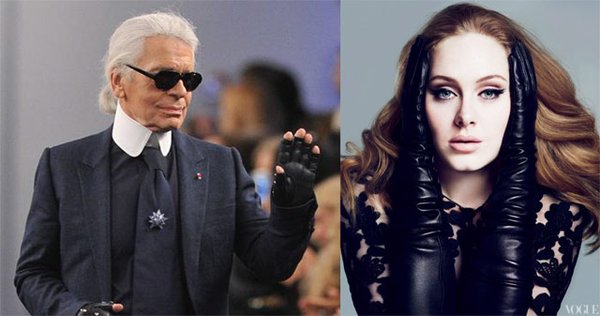 Nhà thiết kế Karl Lagerfeld nói Adele hơi mập