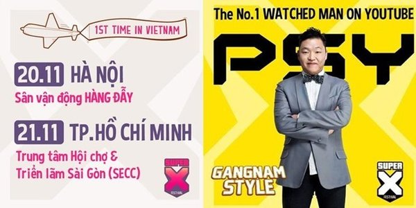 sự kiện của Psy ở Hà Nội bị ế vé