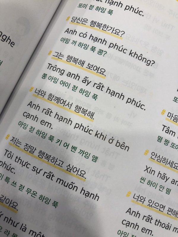Yesung học tiếng Việt