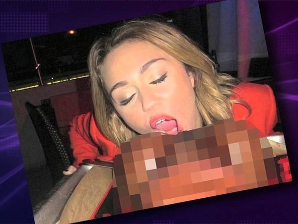 Miley Cyrus mất hợp đồng quảng cáo vì ảnh… liếm bánh ‘dương vật’ trong quá khứ
