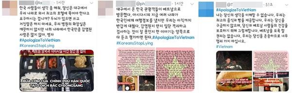 Báo Hàn đăng tin về hashtag ApologizeToVietNam