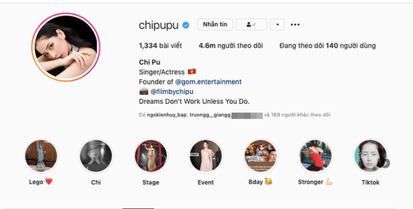 Chi Pu xếp ở vị trí thứ 2 trong Top 3 sao Việt hot nhất trên Instagram 