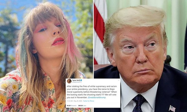 Taylor Swift trực tiếp chỉ trích Donald Trump