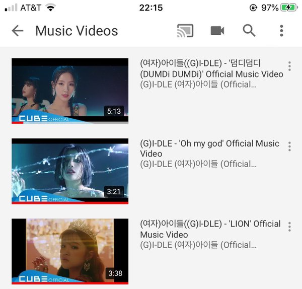 Cube thay đổi thumbnail MV mới của (G)I-DLE