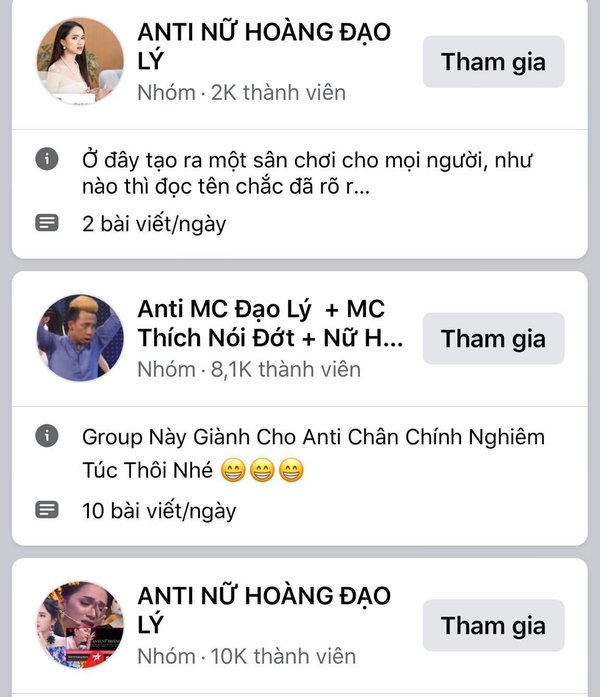 Các group anti Hương Giang mọc lên như nấm 7