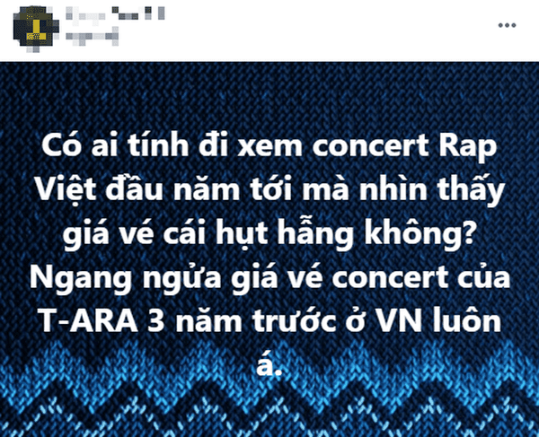 Rap Việt tổ chức concert, giá vé đắt ngang ngửa show của idol Kpop ở Việt Nam 4