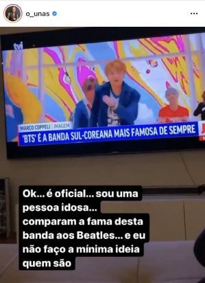 diễn viên hài người Bồ Đào Nha khẳng định không biết BTS là ai