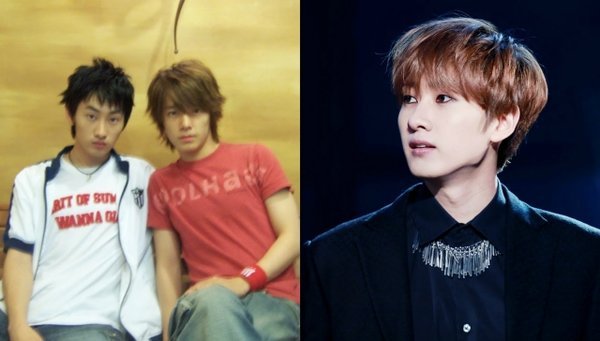 Có ai nhận ra chàng trai tóc dựng ở ngoài cùng bên trái, và mỹ nam rạng ngời này đều là Eunhyuk (Super Junior) không?