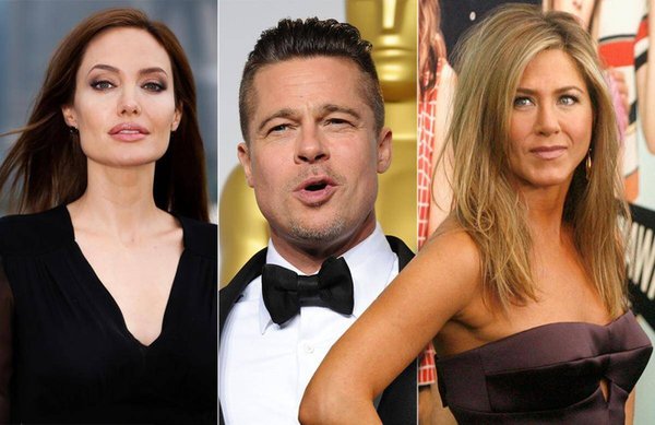 Brad Pitt, Jennifer Aniston và Angelina Jolie