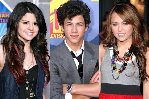 Selena Gomez, Miley Cyrus và Nick Jonas