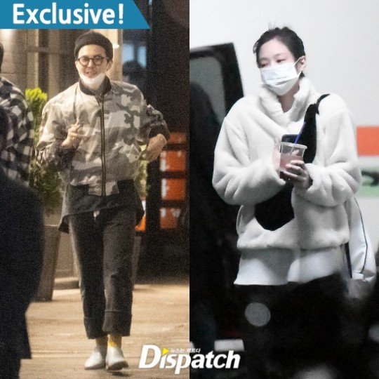 Dispatch tiết lộ G-Dragon và Jennie đang hẹn hò